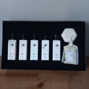 Lady Primrose 7-Piece Gift Set 5 Lotions 2oz+1 Bath Salt+1 Cream Soap NO LID